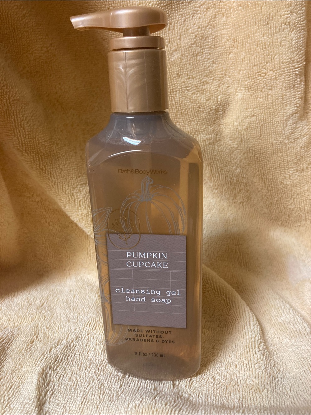 Bath & Body Works Pumpkin Cupcake Hand Soap - Amber Gold
